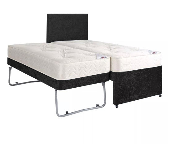 Optimum Trundle Guest Bed With Orthopaedic Mattress And Headboard
